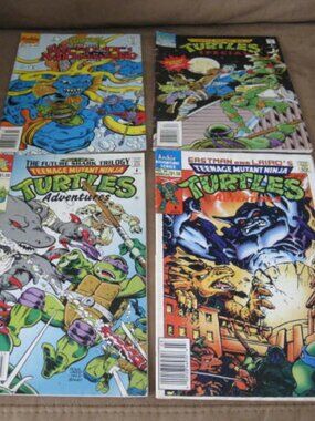 Lot of 4 TMNT Comics MerDude Michaelangelo Special Winter '93 Future Shark 1/3